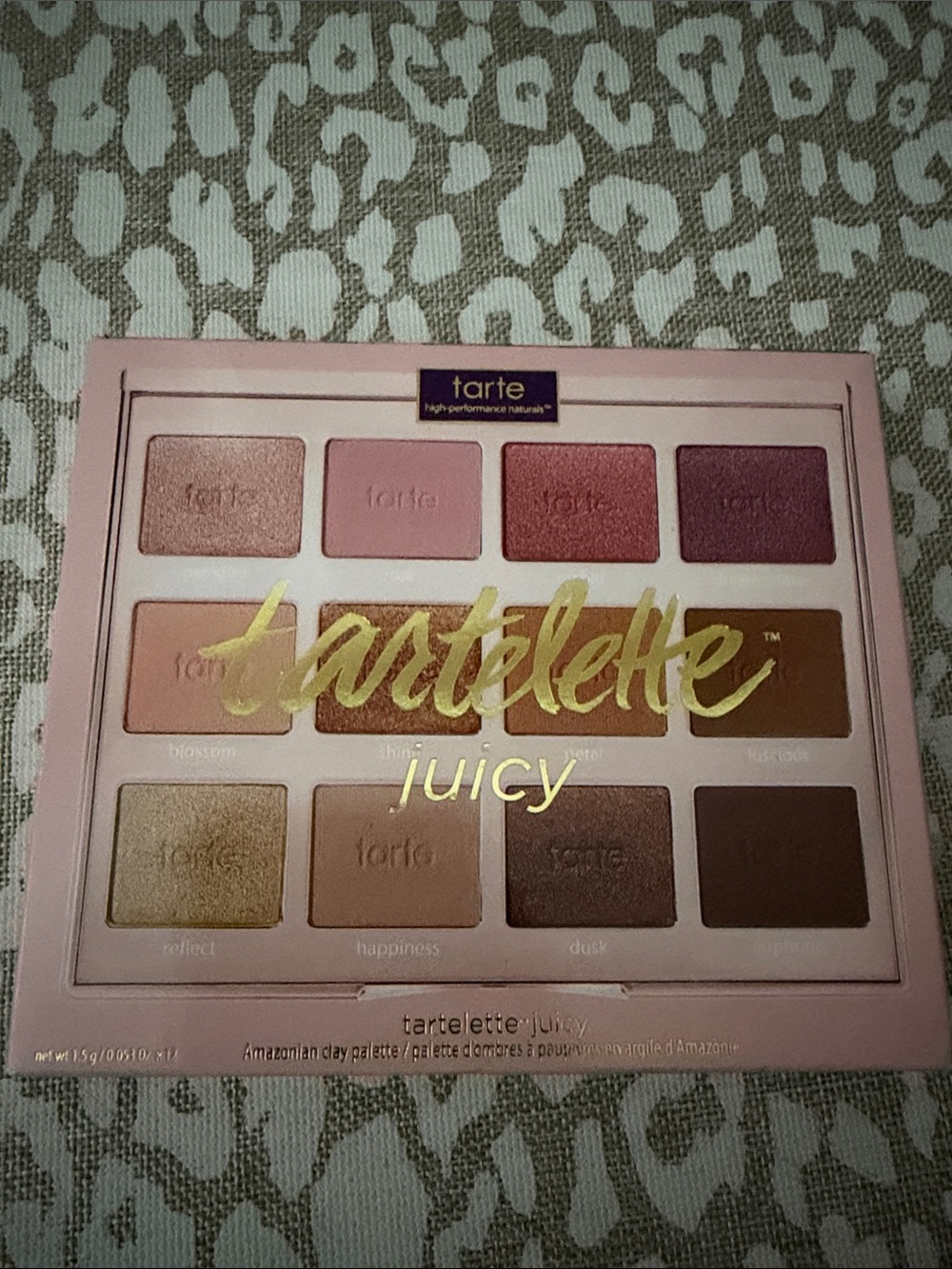 Tarte Tartelette Juicy Eyeshadow Palette - Pink and Brown Shades